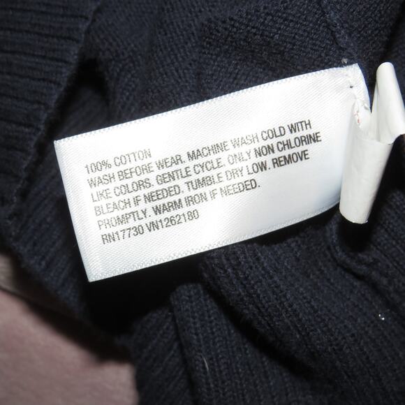 Cat & Jack Navy V-Neck Girls School Uniform Cardigan - Picture 6 of 6